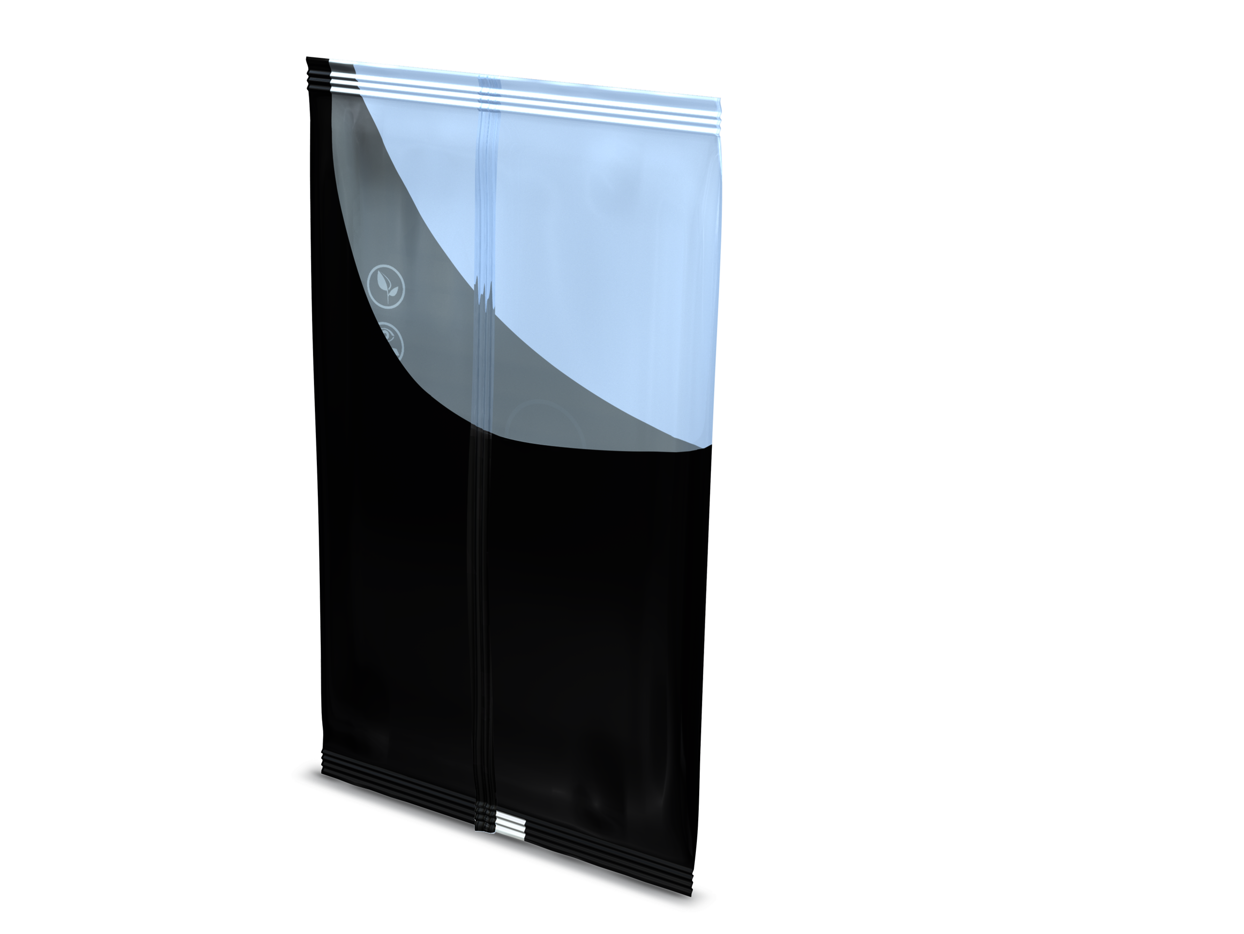 Backside of a Veraplex Flow Pack by SÜDPACK - Highly Transparent Tubular Bag Film with EVOH High Barrier