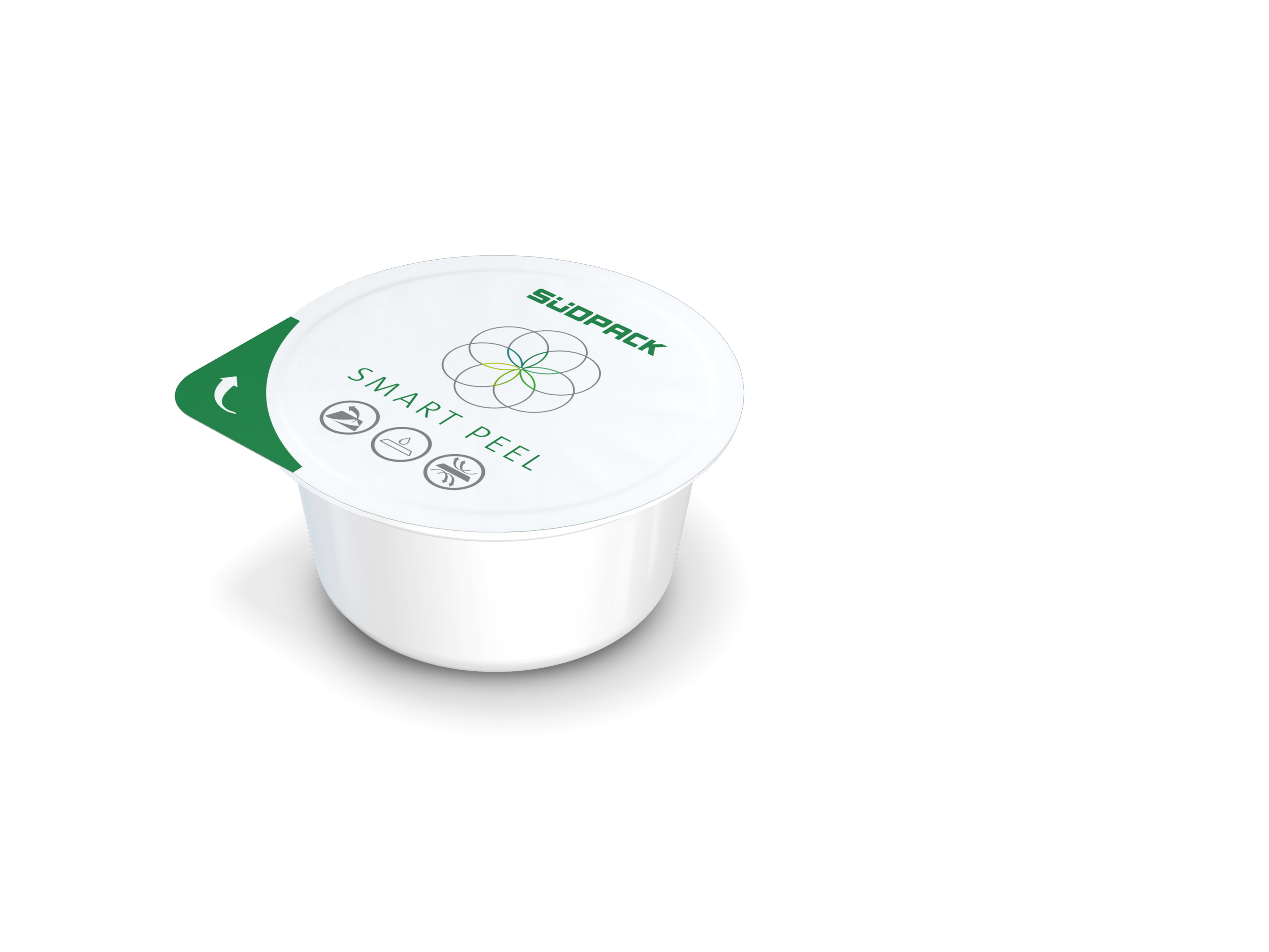 Packshot einer Smart Peel Oberfolie von SÜDPACK