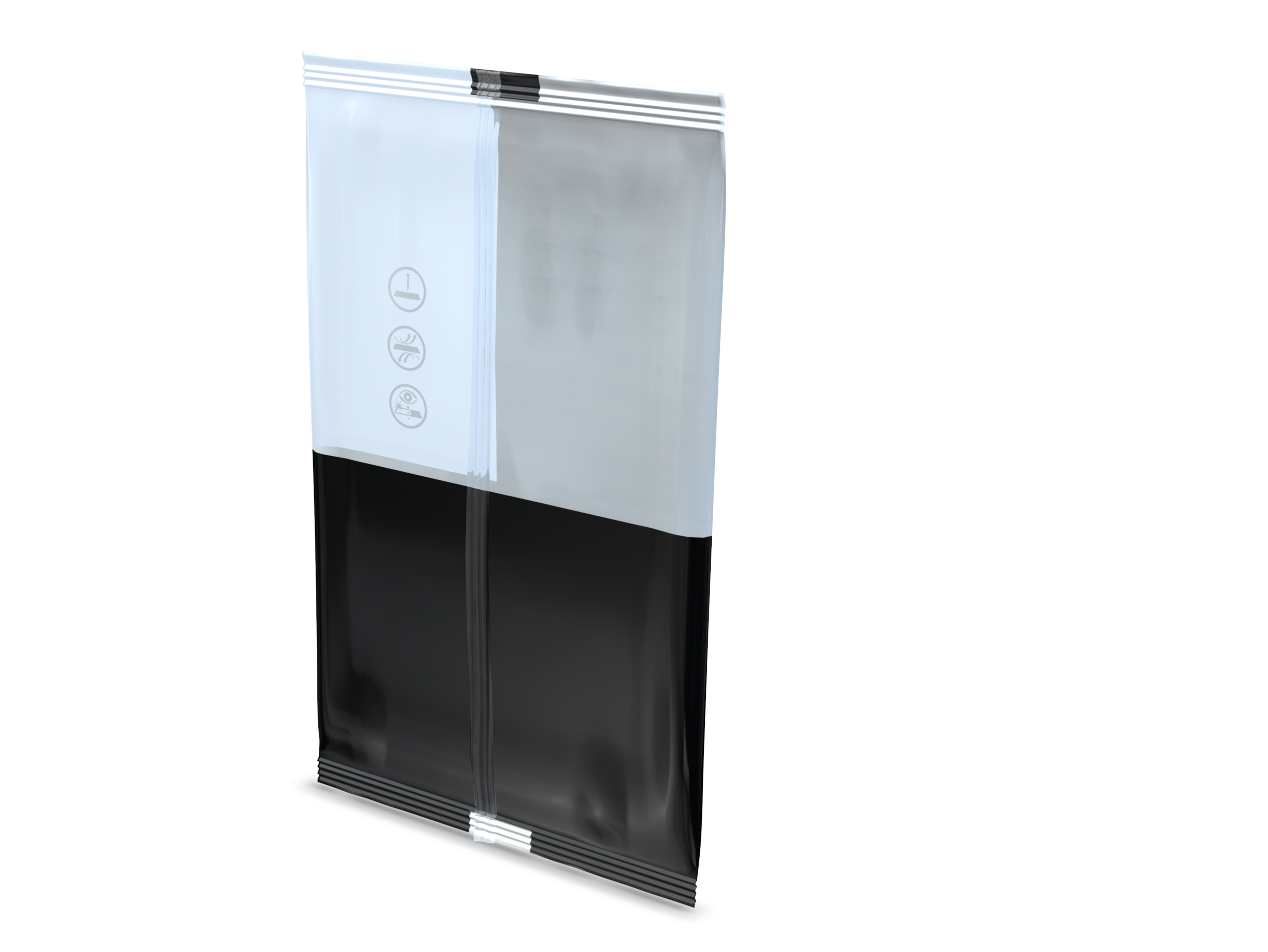 Backside of a Veraplex Plus Flow Pack - Highly transparent tubular bag films with EVOH high barrier by SÜDPACK